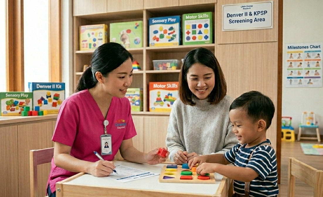 Mengukur Tumbuh Kembang Si Kecil dengan Skrining Denver 2 di Little Champ Daycare